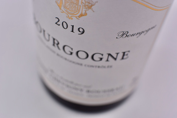 Bourgogne Cote D’or Pinot Noir 2017
