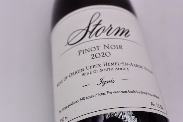 ストーム・ワインズ /   / &nbsp;イグニス・ピノ・ノワール