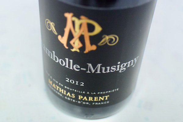 ドメーヌ・マチアス・パラン・グロ / シャンボール・ミュジニー