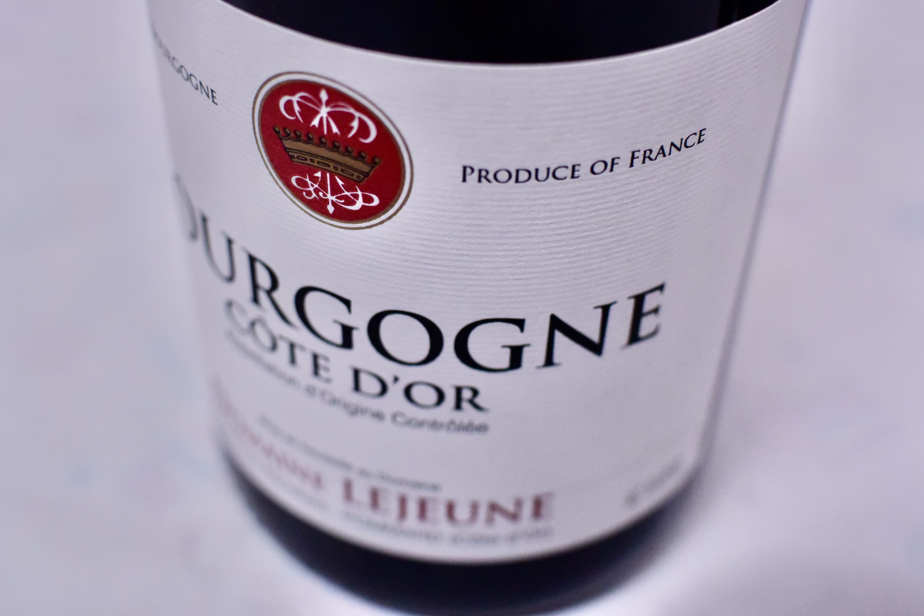 ルジューヌ/ブルゴーニュ・ピノ・ノワール・コート・ドール