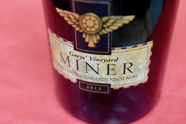 マイナー・ファミリー・ワイナリー / ギャリーズ・ヴィンヤード・サンタ・ルシア・ハイランズ・ピノ・ノワール
